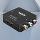 thumbnail image 2 of Escalador compatible con HDMI a AV con cable USB Adaptador compatible con RCA AV a HDMI, 2 of 9