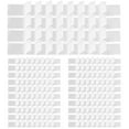 thumbnail image 1 of 100 unidades de topes antideslizantes de silicona para perchas, tiras adhesivas para perchas de ropa, 1 of 8