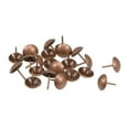 thumbnail image 2 of Uxcell 0.63''x0.79'' Upholstery Nails Tacks Round Thumb Push Pins Iron Copper Tone 200Pcs, 2 of 5