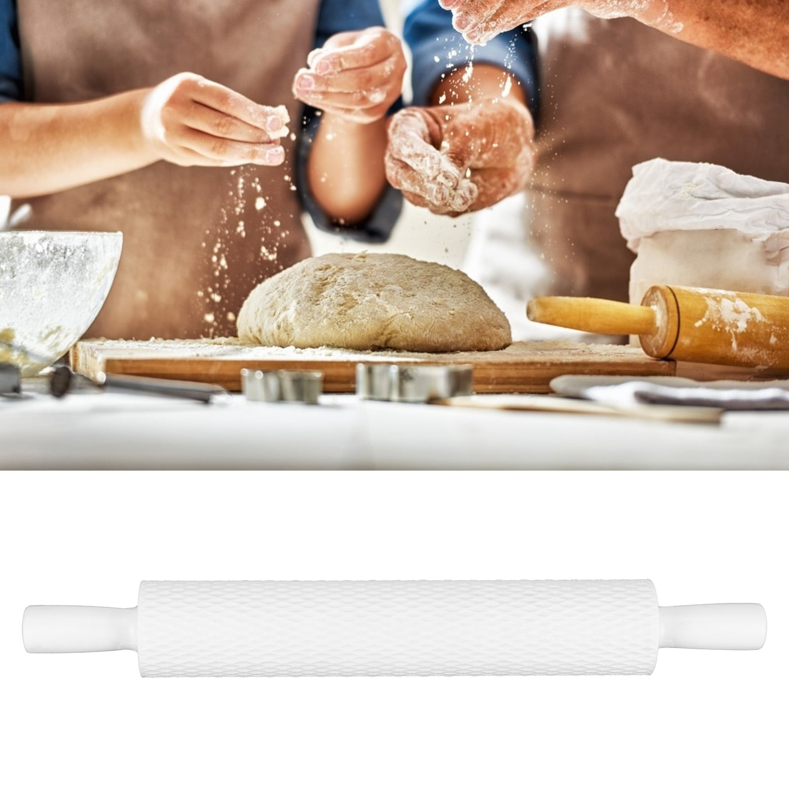 Bakery Levitation with Rolling Pin, Egg and Star Shaped Cake Pan