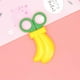 thumbnail image 3 of pstuiky Juego de tijeras con forma de frutas: zanahoria, plátano, uva y fresa. Incluye funda protectora. Herramientas de corte de papel seguras para niños., 3 of 3