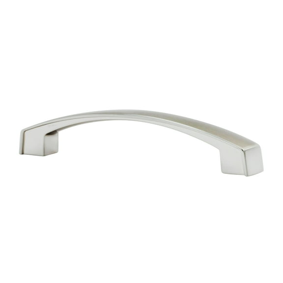 Bow Style 5-1/32" Inch Center To Center Brushed Nickel Cabinet Hardware Pull / Handle