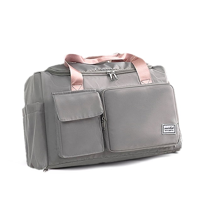 Bolsa de deporte para gimnasio, bolsa de lona con compartimento para zapatos, viaje de fin de semana