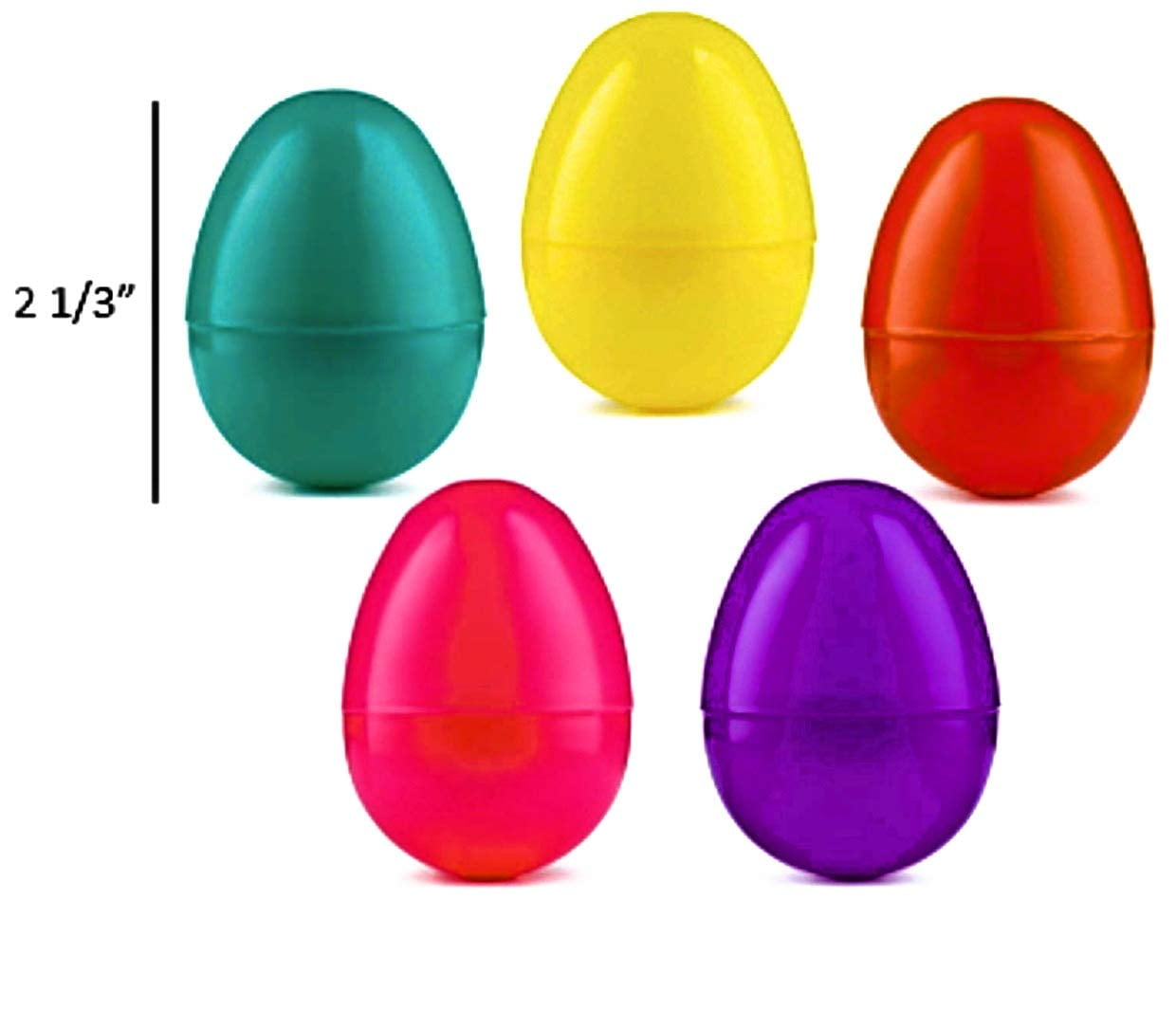 Pre-filled Plastic Easter Eggs Candy % Toys Basket Stuffers 48 Count