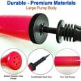 thumbnail image 2 of Balloon Pump 2 Pack Hand Manual Inflator, Balloon Manual Pump Blower Pump suitable for Party Decoration Balloons Balloon Arch Kit Balloon Garland Foil & Confetti Balloon, 2 of 7