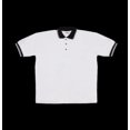 thumbnail image 3 of Christmas Central Men's White Knit Pullover Golf Polo Shirt - Small, 3 of 3