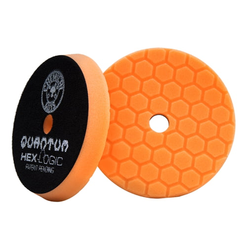 Chemical Guys BUFX_302_5 Cutting Micro Fiber Pad Orange 5.5" Inner Foam 34" 