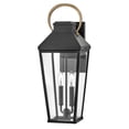 thumbnail image 4 of 17504BK Hinkley Lighting Dawson - 10W 2 LED Outdoor Medium Wall Lantern-22 Inches Tall and 8 Inches Wide, 4 of 12