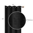 thumbnail image 2 of Embossed Rubber Panel & Grommets Black - Set of 2, 2 of 2