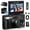 Black-64MP, variant on Saneen 4K Digital Camera 24X Optical Zoom 88MP Autofocus Vlogging Camera with Batteries 3'' 180° Flip Screen Cameras Photography for Travel & Beginner