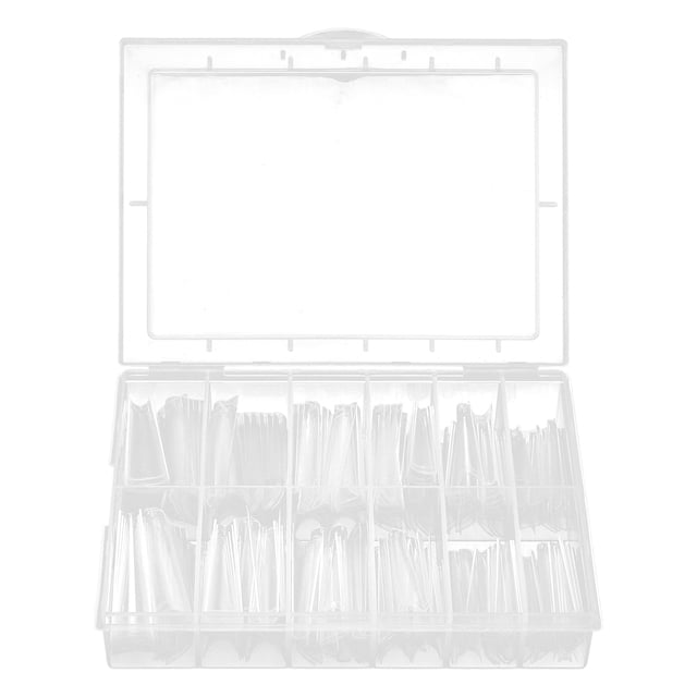 Dioche Artificial Nail Tips, Long Nail Tips Odorless Harmless For DIY Nail Salon Home Use