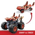 thumbnail image 4 of MEGA Hot Wheels Tiger Shark Monster Truck Building Set with 1 Figure (187 Pieces), 4 of 7