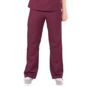 Ergo by LifeThreads Modern Fit Ladies Inspired Pant-Wine-M Petite