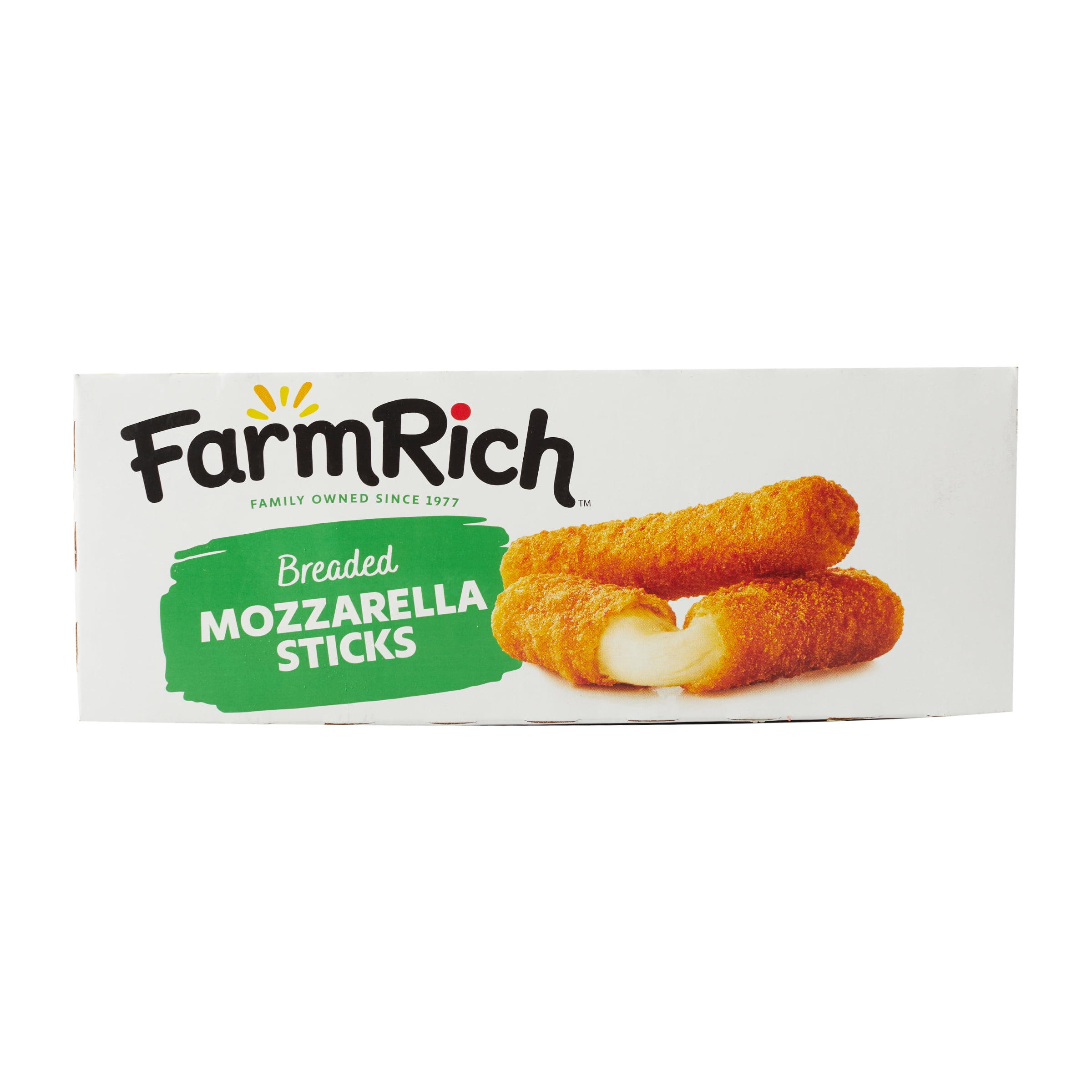 Farm Rich Breaded Mozzarella Cheese Sticks, Party Size, 66 oz (Frozen Snacks and Appetizers)