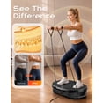thumbnail image 3 of Anqdy Whole Body Vibration Plate for Weight Loss Lymphatic Drainage, Home Workout Vibrating Muscle Toner with 2 Resistance Bands, 3 of 10