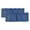 Dark Blue, variant on 2 Panels Dark Blue Valance for Windows, Farmhouse Burlap Solid Color Blue Modern Linen Texture Light Filtering Kitchen Curtains, Rod Pocket Window Treatment Curtain Valances for Living Room, 60"x18"