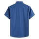 thumbnail image 5 of Mens Manga Corta Botón Abajo Camisas Negocios Turndown Cuello Bolsillo Red Blusa de Algodón, 5 of 9