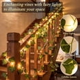 thumbnail image 4 of DAYBETTER Ivy Curtain String Lights, 200 LED USB Powered Hanging Artificial Plant Fairy Lights with 8 Modes, for Wedding Party Holiday Decor (9.9 x 6.6FT), 4 of 7