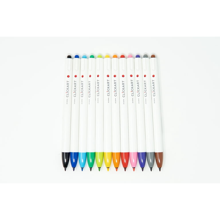 Zebra Pen CLiCKART Retractable Markers, 12 Count photo 3