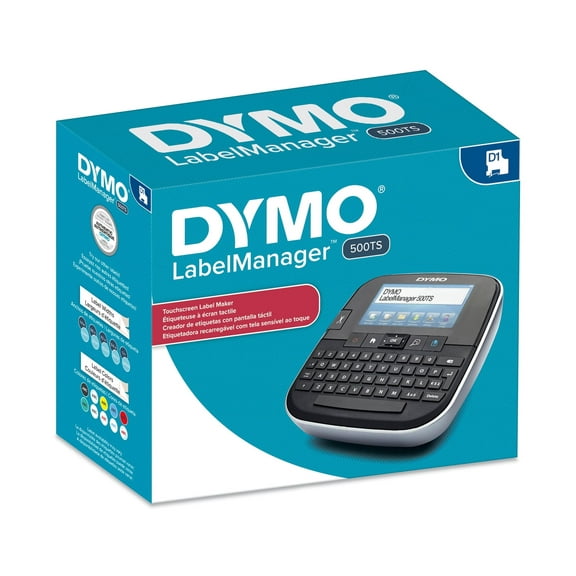 DYMO LabelManager 500TS, Full-Color Touch Screen Label Maker, 1 Count