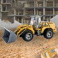 thumbnail image 2 of Remote Control Construction Vehicle with LED Lights 4-Channel Engineering Toy Car Excavator Digging Unloading 360 Rotation Outdoor Play for 4+ Years, 2 of 8
