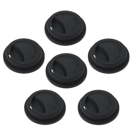 Aspire 6 PCS Silicone Drinking Lid Cup Lids, Reusable Coffee Cup Covers / Lids - (The Best Reusable Coffee Cups)