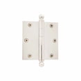 thumbnail image 2 of grandeur 3.5'' ball tip residential hinge with square corners, 2 of 7