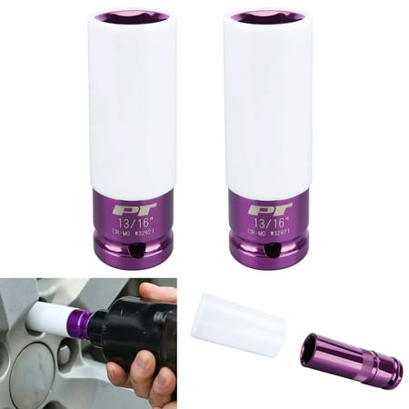

2 Pc Thin Wall Walled Spark Plug Socket 13/16 Most Vehicles Auto Rims Lug Nuts