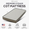 thumbnail image 3 of Lincove Cot Foam Mattress - 30"x74"x5" - Beige, 3 of 8