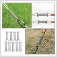 thumbnail image 5 of MERRYHAPY 9Pcs Spring Nail Buckles Steel Tent Rope Buckles for Strong Wind Resistance Outdoor, 5 of 8