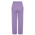 thumbnail image 7 of Sewkxo Womens Wide Leg Sweatpants High Waisted Baggy Pants Fashion Drawstring Athletic Joggers,Purple L, 7 of 7