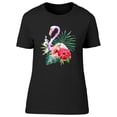 thumbnail image 1 of Flamingo Floral Arrangement Tee Women's -Image by Shutterstock, 1 of 2