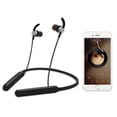 thumbnail image 2 of Auriculares Bluetooth banda para el cuello 20Hrs Playtime V5.0 auriculares inalámbricos deportivos con cancelación de ruido auriculares con micrófono para gimnasio Compatible con correr Xemadio 2033178-2, 2 of 9