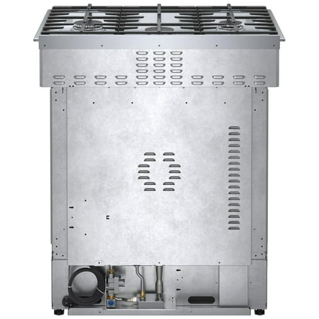 Bosch - Benchmark Series 4.8 Cu. Ft. Self-Cleaning Slide-In Gas Convection Range - Stainless steel