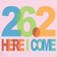 thumbnail image 2 of CafePress - 26.2 Here I Come Body Suit - Baby Light Bodysuit, Size Newborn - 24 Months, 2 of 4