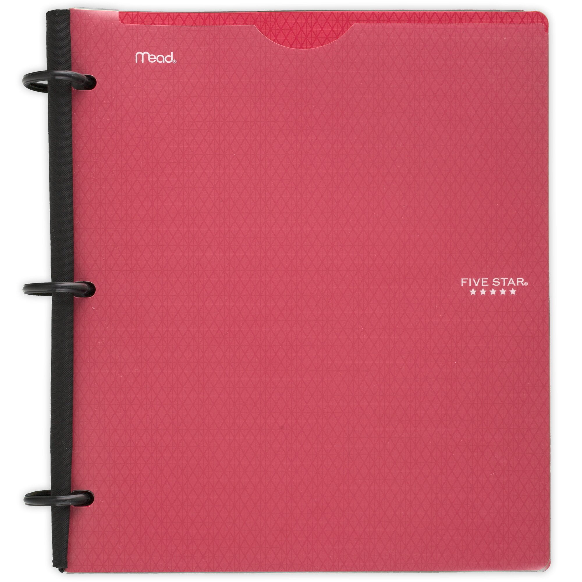 Five Star Flex 1 Hybrid NoteBinder with Customizable Cover Red - Five Star Flex