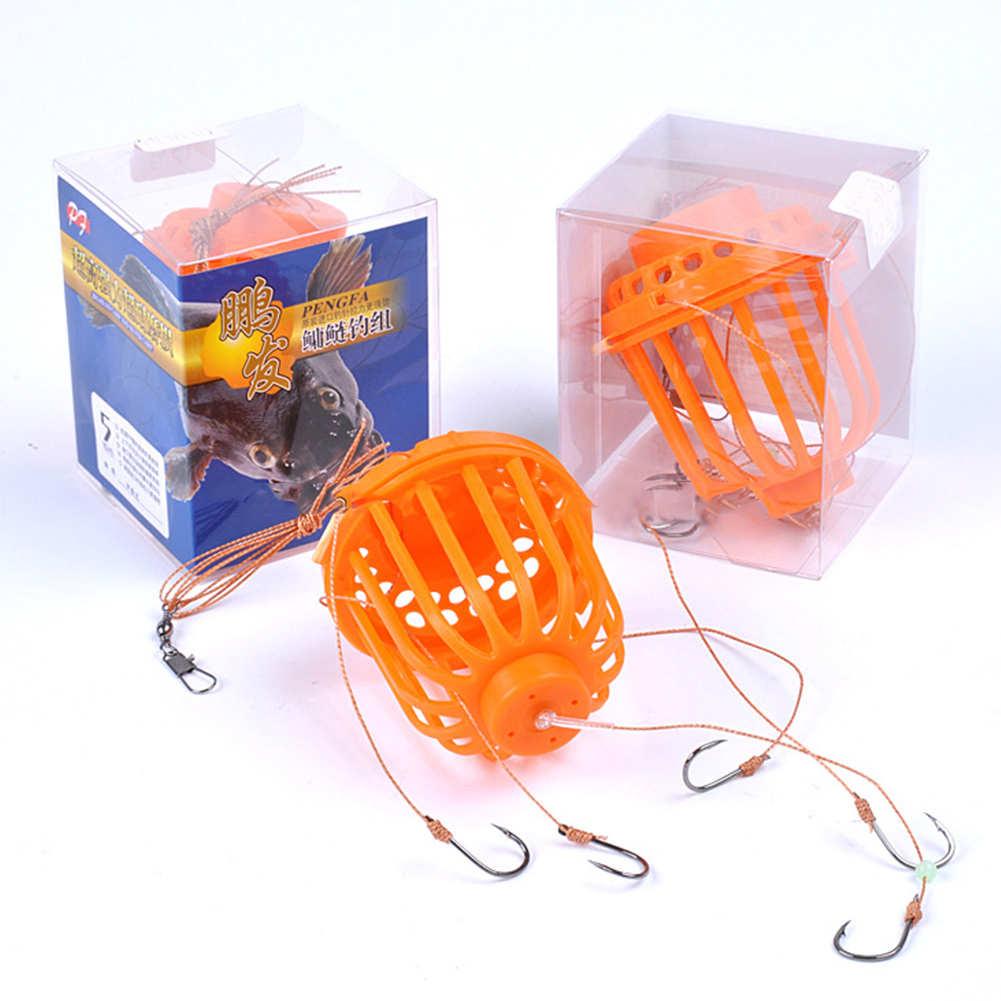 Sarapandan High-Density Plastic Sphere Fishing Bait Cage with Six ...