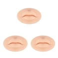 thumbnail image 3 of Minnieouse Nude Open Mouth Lips 3D Practice Lip Eyelash Template Coloring Microblading Beginner Double-sided Eyebrow Experienced Skin Type1 NO1, 3 of 6