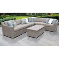 thumbnail image 2 of Coast 7 Piece Outdoor Wicker Patio Furniture Set 07b, 2 of 2
