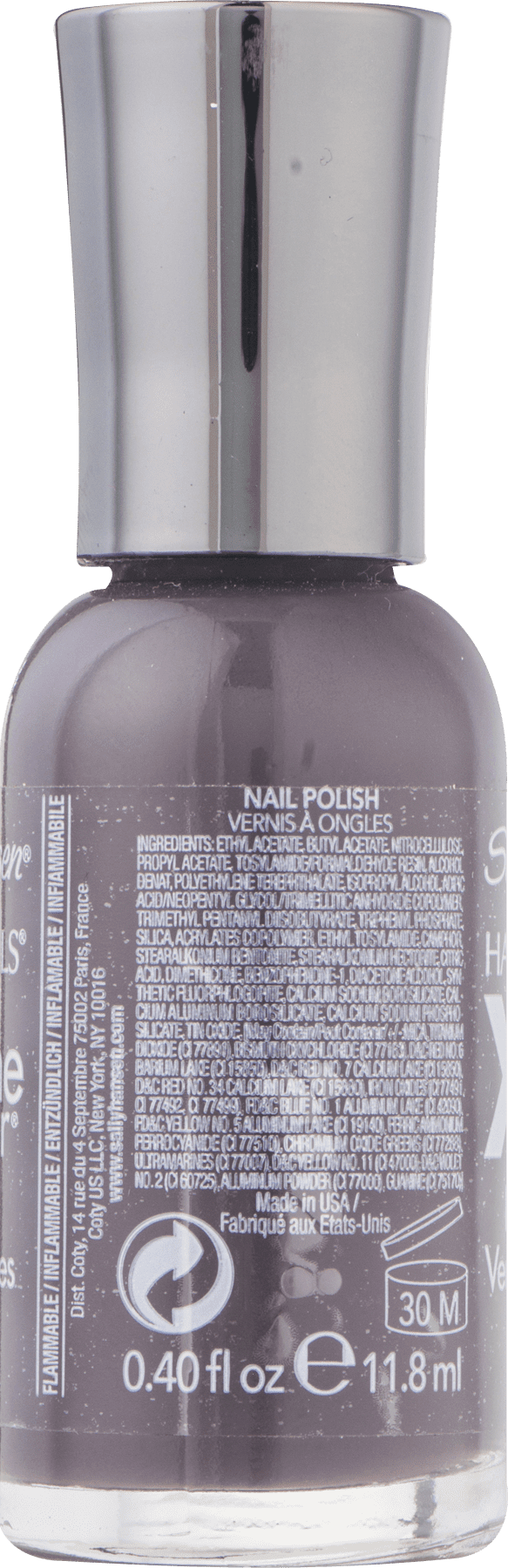 Sally Hansen Hard as Nails Xtreme Wear Nail Color, Gray Area, 0.4 Fl. Oz.