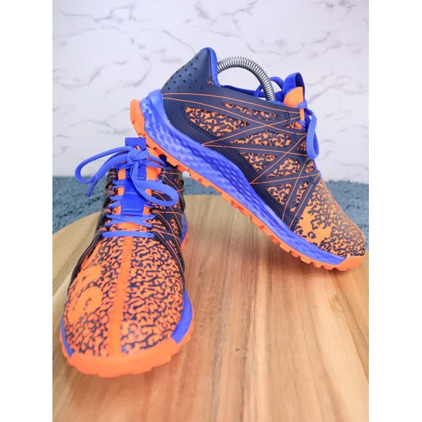 Shoes Low Top Orange Blue Ad-id-as Vigor Bounce Running CQ1459 Men's US Sz 6 !!