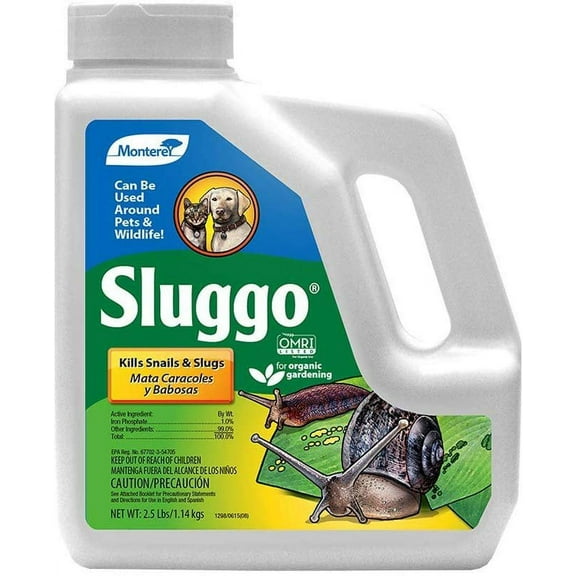 Monterey Sluggo Wildlife and Pet Safe Slug Killer, 2.5 lb