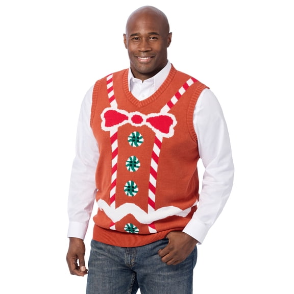 KingSize Men's Big & Tall Novelty Seasonal Vest