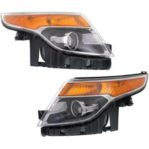 EPIC LIGHTING OE Style LED Headlights Assembly Replacement for FORD 13-15 EXPLORER [ FO2502301 FO2503301 BB5Z13008N BB5Z13008J ] Pair