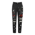 thumbnail image 4 of Stamzod Jeans for Mens Casual Denim Straight Ripped Trousers Jeans Pants Full Length Pants on Clearance, 4 of 5