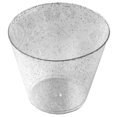 thumbnail image 5 of Efavormart 12 Pack 9oz Clear-Silver Plastic Disposable Glittered Glass Cups for Wedding, Party, Banquet, Home, Picnic, Outdoor Dinnerware, Bar, Clubs, Fresh Juices, Liquors, Desserts, Cocktails, 5 of 9