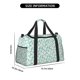 thumbnail image 3 of Fotbe Daisy Floral A Bolsa de Viaje con Estampado, Bolsa de Fin de Semana para Mujer con Compartimento para Zapatos, Bolsa de Gimnasio con Bolsillo Húmedo, 3 of 7