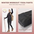 thumbnail image 2 of RDRKR Women's High Waist Winter Leggings with Pockets Yoga Workout Black  Printing XXL, 2 of 2