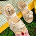 thumbnail image 6 of Shoes Girls Size Girl Shoes Sandals Summer New Toddler Sandals Soft Sole Shower Slippers Size Non Slip Toddlers Beach Comfortable Fashion Princess Cute High Heels for Girls Shoes Bow Girl Sandals, 6 of 7