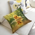 thumbnail image 5 of Duckling water reflection Linen toss pillowcase Decoration pillowcase Gift preferred 20x20" Cushion cover 1 set Sofa pillowcase Sofa bedroom living room car, 5 of 8